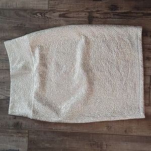 Lularoe Cassie Shimmery Gold Skirt XS